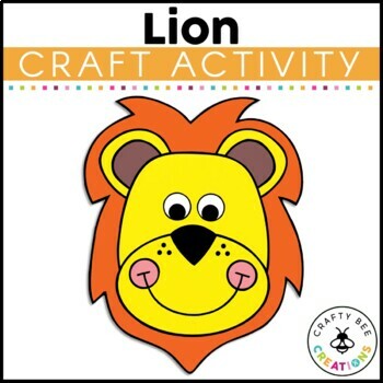 Lion Craft by Crafty Bee Creations | Teachers Pay Teachers