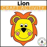 Lion Craft Zoo Jungle Animals Theme Activities Bulletin Bo