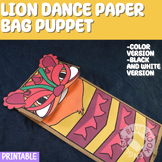 Lion Dance Paper Bag Puppet Craft- CNY Activity - Chinese 