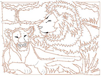 Lion Extreme Dot To Dot Connect The Dots By Tim S Printables Tpt