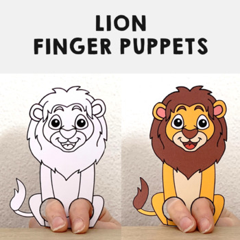 Pair Lion Hand Puppets/ Team Mascots/ Custom Made Puppet Set/Golden ...