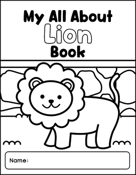 Lion Flip Book by Teaching Biilfizzcend | TPT