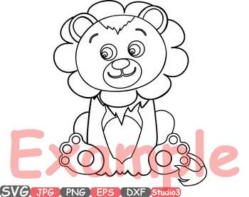 Free Free 346 Baby Lion Svg Black And White SVG PNG EPS DXF File