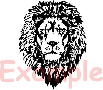 Download Lion Head Silhouette Svg Clipart Wild Animal African King Claw Zoo 852s