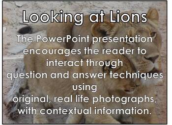 Preview of LIONS - Interactive PowerPoint presentation including video snippets