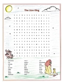 Lion King Activity Movie Word Search Disney