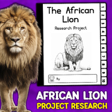 Lion Research Project | Science Writing Project | Animals 