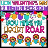 Lion Valentines Day Bulletin Board Kit (3 Designs Included