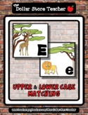 Lion and Giraffe - On Safari - A to Z Upper & Lower Case M