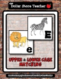 Lion and Zebra - Safari - A to Z Upper & Lower Case Matchi