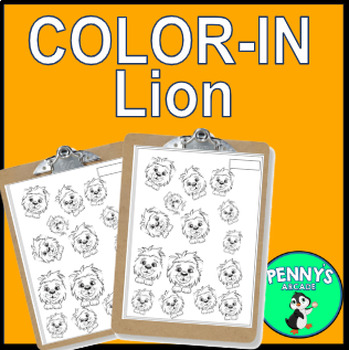Preview of Lion coloring