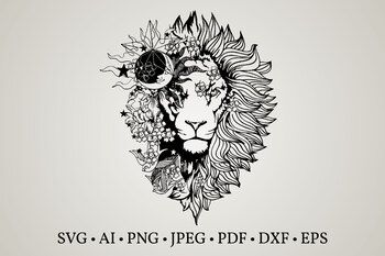 Free Free 135 Mandala Lion Svg Free SVG PNG EPS DXF File