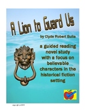 Lion to Guard Us guided reading novel study