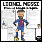 Lionel Messi Biography Hispanic Heritage Reading Comprehen