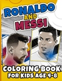 Lionel Messi, Cristiano Ronaldo, Soccer Coloring Pages,