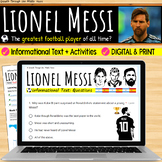 Lionel Messi: Reading Comprehension (Digital + Print)