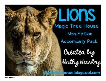 Preview of Lions: A Non-Fiction Magic Tree House Accompany Pack