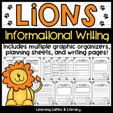 Lions Informational Writing Animal Research Article Animal