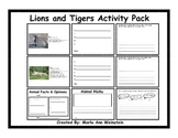 Lions and Tigers Activity Pack