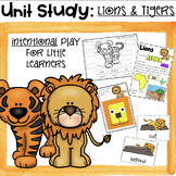 Lions and Tigers Unit Study | Lion and Tiger Zoo Themed Ac