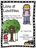 Lions at Lunchtime: A Magic Tree House Study (27 Pages)