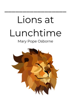 Preview of Lions at Lunchtime Comprehension Packet