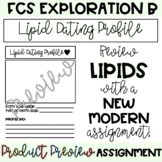 Lipid Dating Profile Assignment | Food & Nutrition | Famil