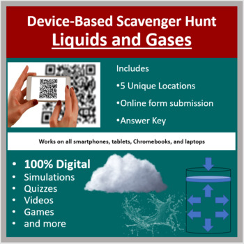 Preview of Liquids and Gases – A Digital Scavenger Hunt Activity