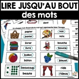 Lire jusqu'au bout des mots - French Reading Activity