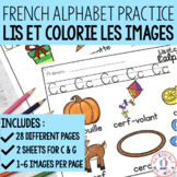 FRENCH Alphabet Read and Colour - lis et colorie l'alphabe