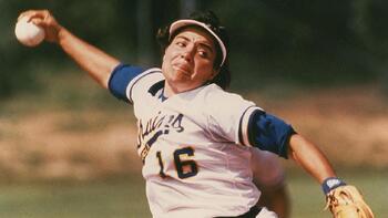 Preview of Lisa Fernandez softball Biography Pebble Go Fill-in-the-blank assignment