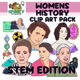 Women in STEM 84 piece Clip Art Set