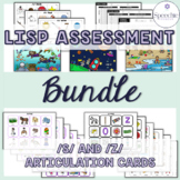 Lisp Assessment plus /s/ and /z/ Articulation Card - BUNDLE