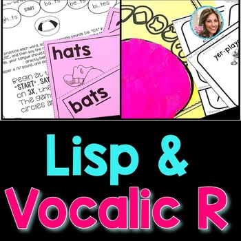 Preview of Speech Therapy | Lisp Speech Therapy | Vocalic R | S Articulation | Bundle