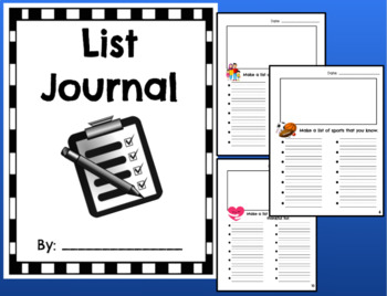Preview of List Journal