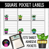 List Labels - Potted Plants - (for Adhesive Pocket Labels 