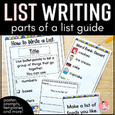 How to Make a List Writing Guide and Template (English and
