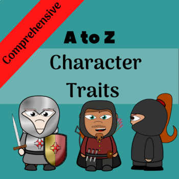 Preview of List of Character Traits | Free