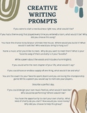 List of Creative Writing Prompts