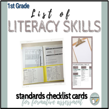Preview of 1st Grade Reading Checklist