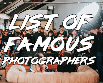 Preview of List of Over 50 Well Known (and Diverse) Photographers