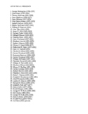 List of the US Presidents from Washington to Biden | Editable