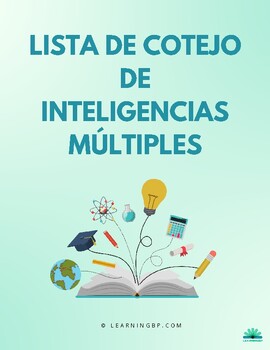 Preview of Lista de Cotejo de Inteligencias Múltiples (Test)