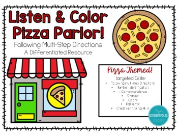 Preview of Listen & Color Pizza Parlor!