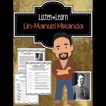 Preview of Listen & Learn - Lin Manuel Miranda