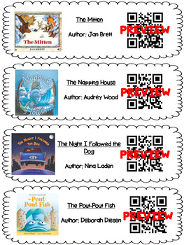 Preview of Listen To Reading Using QR Codes *  Listening Center * 76 READ ALOUDS *