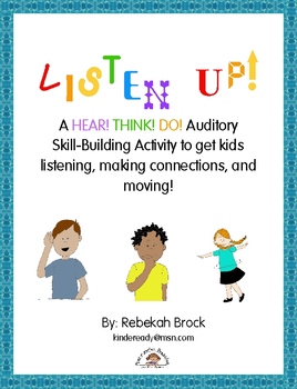 Preview of Listen Up!:  A Hear! Think! Do! Activity to Get Kids Listening & Moving