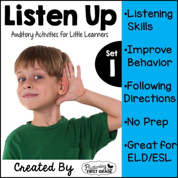 Preview of Listening Activities for Common Core~ Listen Up Set 1