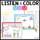 Following Directions Activity Listening Comprehension List