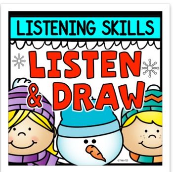 Preview of Listen and Draw Listening Comprehension Activity